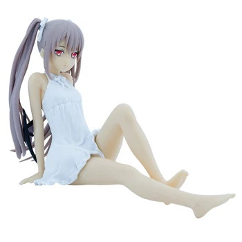 11cm Anime Maz Velns Mērci Rīcības Attēls Maz Velns Mērci Balta Kleita Seksīga Meitene Statuetes PVC Kolekcionējamus Modeļa Rotaļlietu, Mazulis Dāvanu