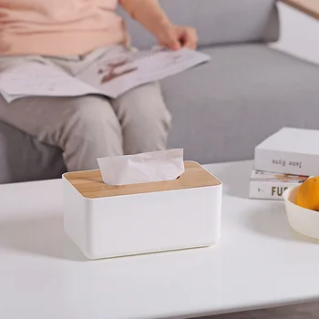 2021Japanese stila sadzīves uzglabāšanas bambusa audu lodziņā virtuves uzglabāšanas sūkņu papīra dekoratīvās kārbas galda uzglabāšanas audu kaste