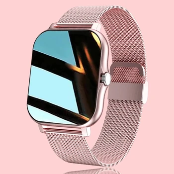 2022 Jaunu Smart Skatīties Sieviešu Modes Bluetooth Zvanu Skatīties Fitnesa Tracker Ūdensizturīgs Sporta Dāmas Vīriešu Smartwatch Android, IOS