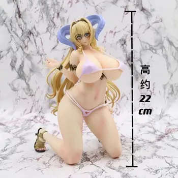 22 cm OrchidSeed Japāņu Anime Seksīgas Meitenes Septiņi Nāves Grēki Mamons PVC Darbības Rādītāji rotaļlietas Anime attēls Rotaļlietas, Dāvanas