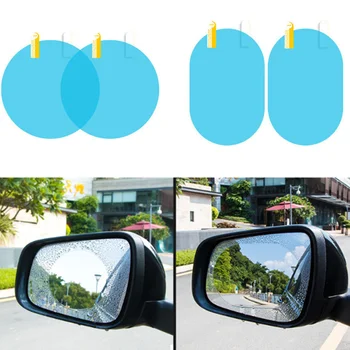 2gab Automašīnu Atpakaļskata Spogulis Anti Ūdens Plēvi, Uzlīmes Uz Opel Mokka Corsa Astra G J H zīmotnes Vectra Zafira Kadett Moncā Combo