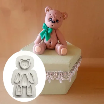 Aouke 3D Lācis Silikona Veidnē DIY Bērnu Dzimšanas dienas svinības Kūka Dekorēšanas Instrumentiem Cupcake Cilindrs Pomādes Maizes Šokolādes Pelējuma A074