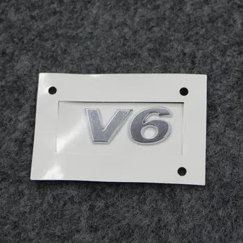 Attiecas uz Passat V6 logo Bagāžnieka burtiem V6 standarta sudraba 56D 853 657