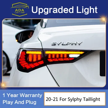 Auto LED Taillight Aizmugures Lukturi LED dinamiskais pagrieziena signāla taillamp Par Nissan Sylphy Sentra Pulsar 2019 2020 2021 Aizmugurējie Lukturi