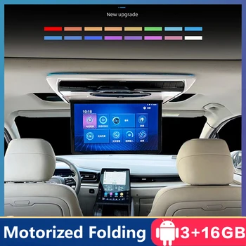 Automātiska Locīšanas Auto Monitors 17.3 Collu IPS Ekrāns Elektriskā Salokāms Automašīnas Video Atskaņotājs Griestu TV Jumtu Mount Displejs, WiFi, USB, FM