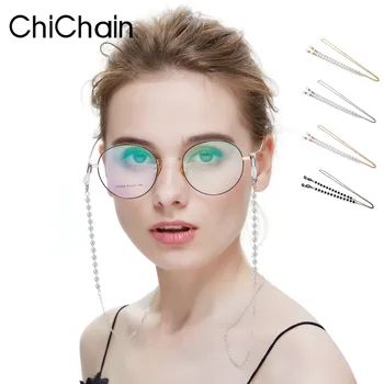 Chichain Stilīgs White Pearl Fāzēm Brilles Ķēdes, Sievietes un Dāmas, Šiks Roku darbs Pērle Siksniņa Pērļu Kaklarotu Vadu