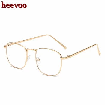 Elegants Retro Klasiskās Metāla Rāmja Brilles Sievietēm Zīmola Dizainere Optiskās Brilles Rāmis Unisex Laukumā Skaidrs, Brilles Ir 2021. Jaunas