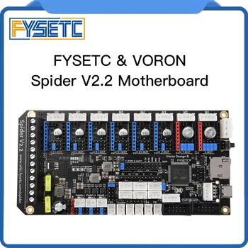 FYSETC Spider V2.2 Mātesplati 32 bitu Kontrolieris Valdes TMC2209 3D printeri VS Astoņkāji Daļā Aizstāt SKR V1.3 Voron
