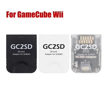 GC2SD Kartes Adapteris priekš Micro SD Plug and Play Profesionālās Atmiņas Kartes un Adapteri GameCube Wii Spēļu Konsoles Piederumi