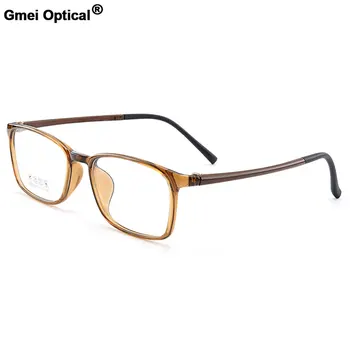 Gmei Optisko Urltra-Gaismas TR90 Pilna Loka Optiskās Brilles Rāmji Vīrieši Sievietes Plastmasas Tuvredzība vecuma tālredzība Briļļu 6 Krāsas M2003