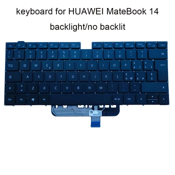 Itālijas klēpjdators Tastatūra ar aizmugurgaismojumu par Huawei MateBook 14 D KLW-W19 W29 D14 NBL-WAQ9L NBB-WAP9R Boh-WAQ9R TĀ klaviatūras 9Z.NG2BN.00E