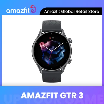 Jaunu Amazfit VTN 3 GTR3 VTN-3 Smartwatch Klasiskās Navigācijas Vainagu Alexa iebūvēto Smart Watch 21 Dienu Akumulatoru Dzīves par Android, iOS