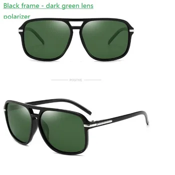 KAPELUS Saulesbrilles Marku Retro tumši zaļas lēcas, saulesbrilles Polarizētās brilles par vīriešiem un sievietēm, Āra polarizatoru