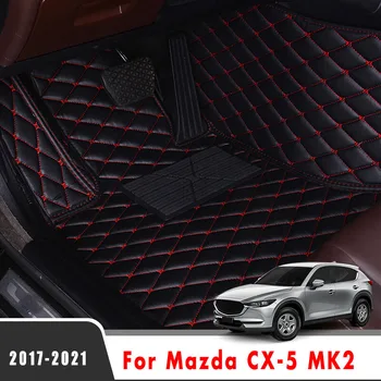 LHD Paklāji Priekš Mazda CX-5 cx5 MK2 2021 2022 2019 2020 2018 2017 Automašīnas Grīdas Paklāji Interjers Pasūtījuma Detaļas Paklāji Ūdensizturīgs Attiecas