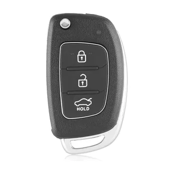 Nomaiņa Pārsegs Tālvadības Atslēgu Fob, Automašīnu Atslēgu Gadījumā Optiskā Par Hyundai IX35 i20 IX45 Neslīpēts Asmens Atslēga Apvalks Ar 3 Pogām Pad