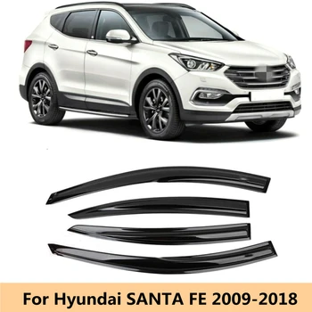 Par Hyundai Santa Fe SantaFe 2009 2010 2011 2012 2013 2014 2015 2016 2017 2018 Logu Sejsegu Deflektoru Vējstikla Lietus Aizsargs