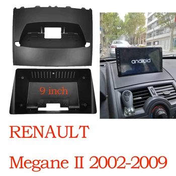 Radio Fascijas Rāmis RENAULT Megane II 2002-2009 GPS Navigācijas Bezel Adapteris Cove Stereo Atskaņotājs Instalēt Surround Apdares Paneli