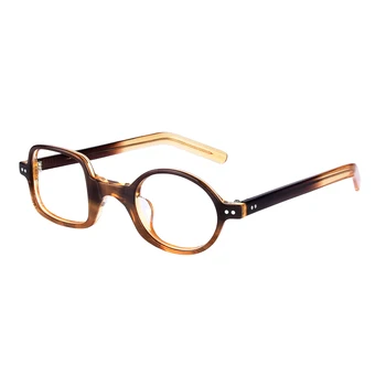 Retro Apaļa Kvadrātveida Brilles Acetāta Optisko Briļļu Rāmis Vīriešu, Sieviešu, Recepšu Brilles Tuvredzība, Lasīšanas Brilles