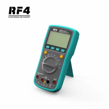 RF4 RF-17N 6000 Skaitās True RMS Multimetro Ciparu Multimetrs Auto Klāstu Tranzistors Testeri Ear Clamp Meter Multimetrs