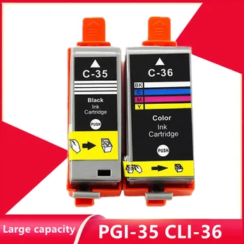 Saderīgs Tintes Kasetnes PGI-35 PGI35 CLI-36 CLI36 35 36 Canon PIXMA IP100 iP110 IP100B TR150 Printeri