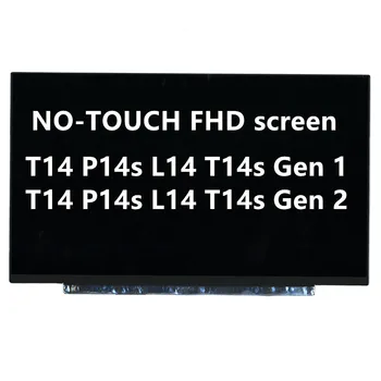 Sākotnējā Lenovo Thinkpad T14 P14s L14 T14s Gen 1 Gen 2 NR-TOUCH FHD LCD ekrāns 01YN154 01YN155 5D10X68366 01YN156 01YN157
