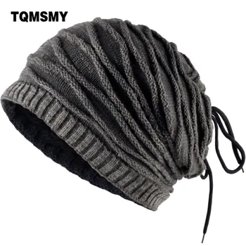 TQMSMY Unisex sieviešu un vīriešu ziemas beanie cepure klp skullies vīriešu šalle apkakle labu elastību dubulti, ar samta maska TMC09